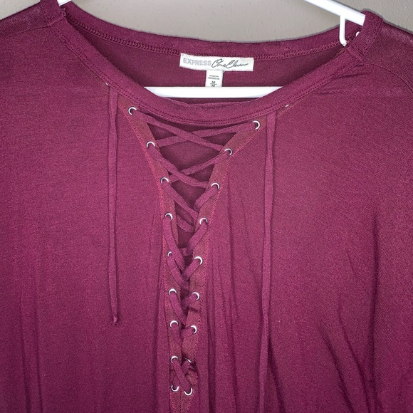 Express Criss Cross Strappy Medium Long Sleeve - Picture 10 of 13